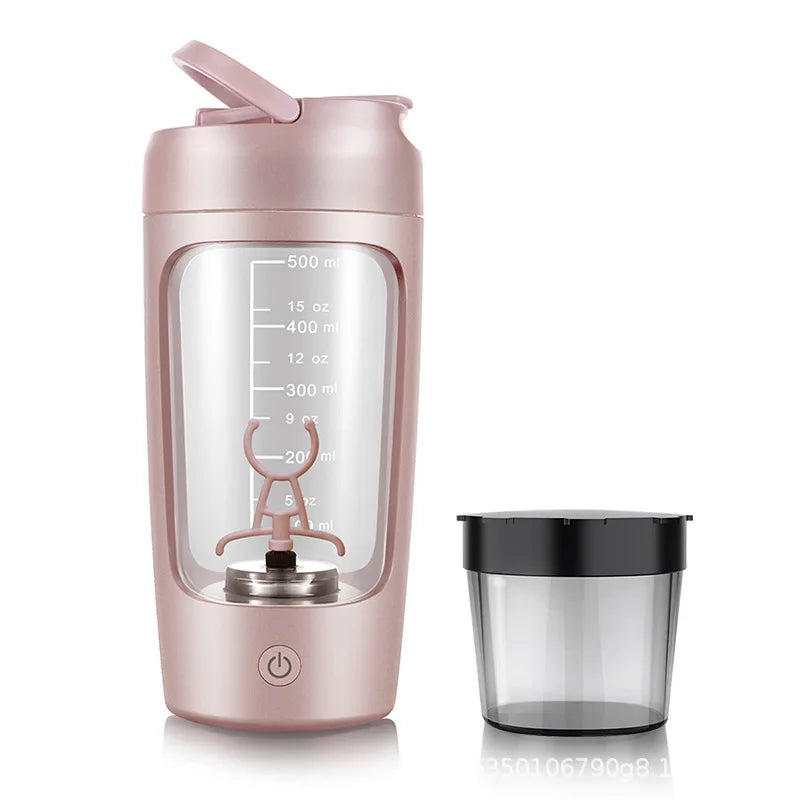 Electric Protein Powder Blender Cup Fully Automatic Type C Rechargeable Shaker Milkshake Sports Accompanying Fitness Blender