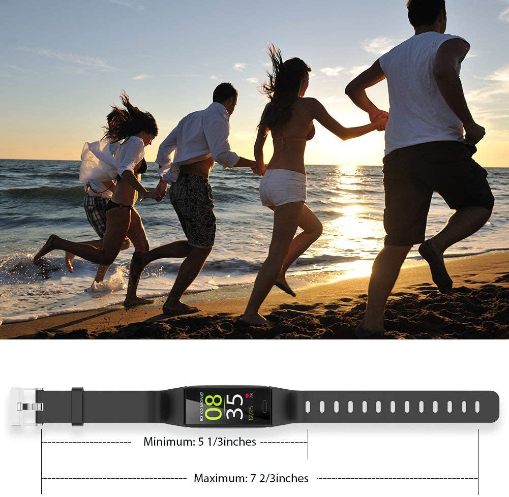 Fitness Tracker with Blood Pressure Heart Rate Sleep Monitor, Activity Tracker Watch with Connected GPS, Waterproof Calorie Step Counter (Purple)
