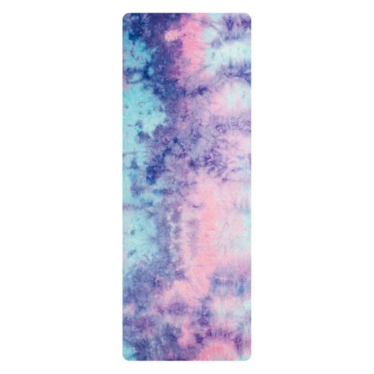 5.5 MM Lotus Pattern Suede TPE Yoga Mat Pad Non-Slip Slimming Exercise Fitness Gymnastics Mat Body Building Esterilla Pilates
